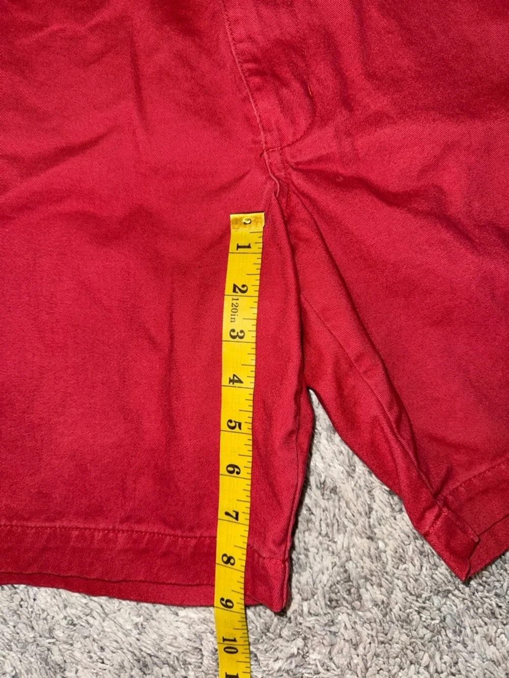 Chaps Red Flat Front Men's Shorts preppy golf casual colorful men’s 36 GUC